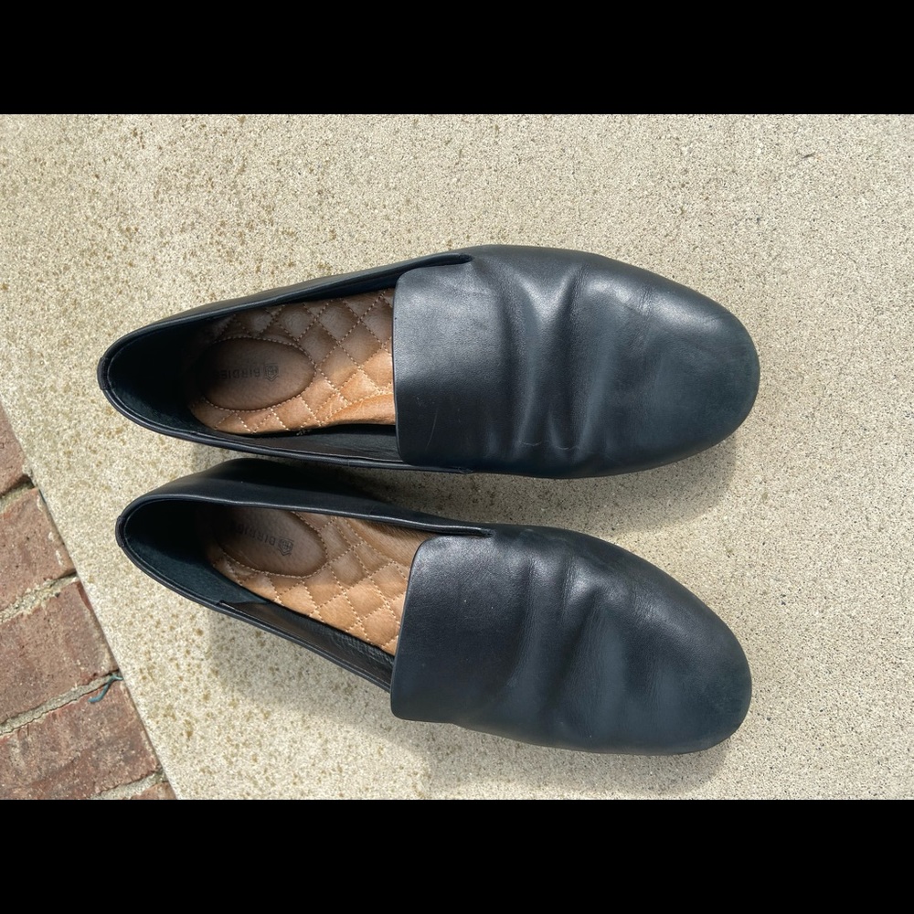 Birdies The Starling - in black leather size 8.5